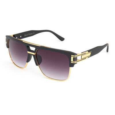 Luxury Men Vintage Oversize Square Sunglasses