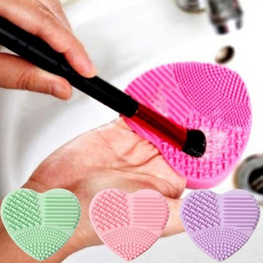 Silicone Heart Shaped Makeup Brush