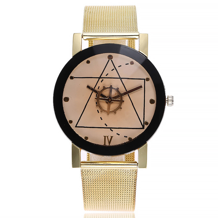 Marble Strap Analog Watch