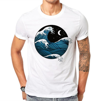 Sea Waves 3D Print T-Shirt